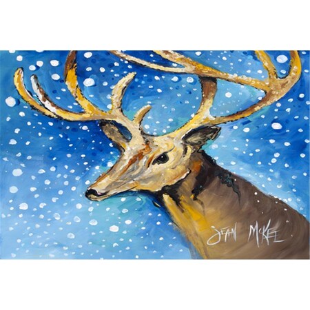 Carolines Treasures Reindeer Fabric Placemat JMK1009PLMT
